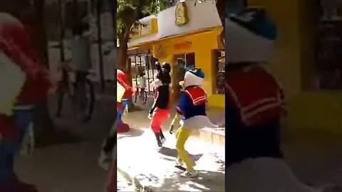 SUPER PULOS NINJAS DO FOFÃO, O MÁSKARA, PATATI E BEN10 DANÇANDO NA CARRETA DA ALEGRIA FURACÃO