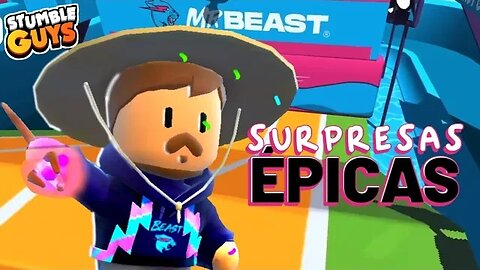 🎉🎮🌟 SURPRESAS ÉPICAS com o MISTER BEST no Stumble Guys! 😱🤩