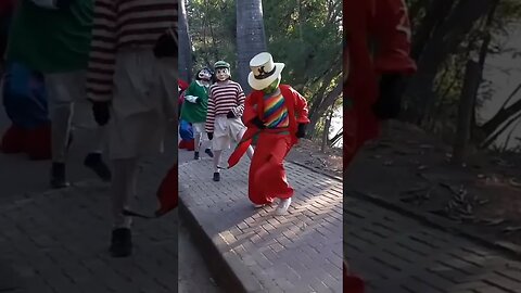 DANÇARINOS SUPER NINJAS DA CARRETA DA ALEGRIA FURACÃO, DANÇANDO FOFÃO, O MÁSKARA, BEN10 E PATATI