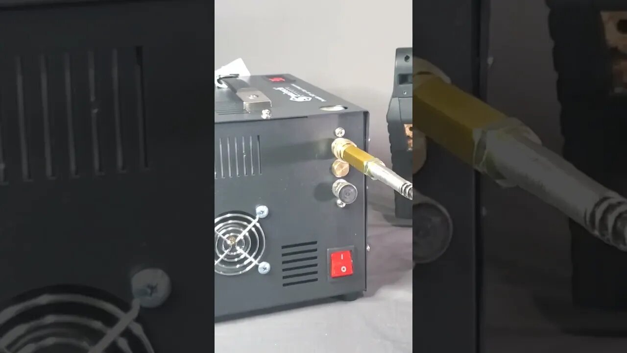 Bulldog and air compressor