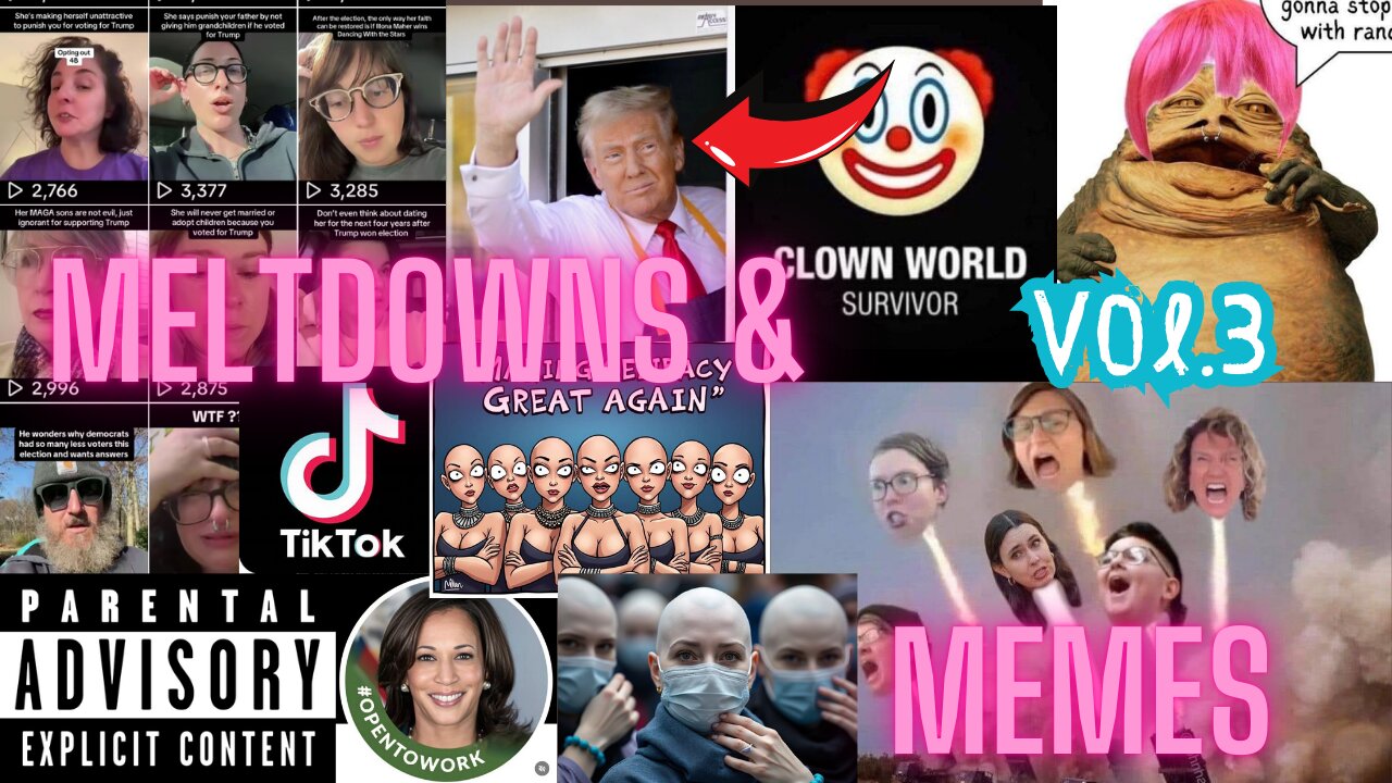 KAMALA MELTDOWNS & MEMES vOL.3 Granny Glasses Galore!!