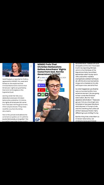 Victor Reacts: “Christian Nationalist” Defined as Believing Rights Come From God