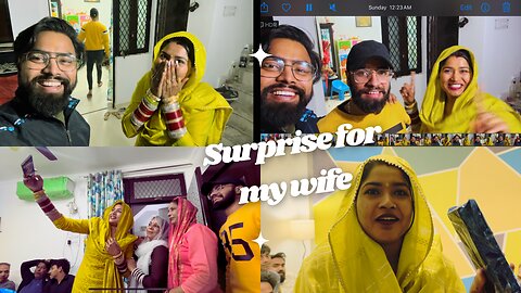 Gift ko dekh ker wife hui. Khushi se pagal family vlog https://youtu.be/nrNMWE0Wvv4