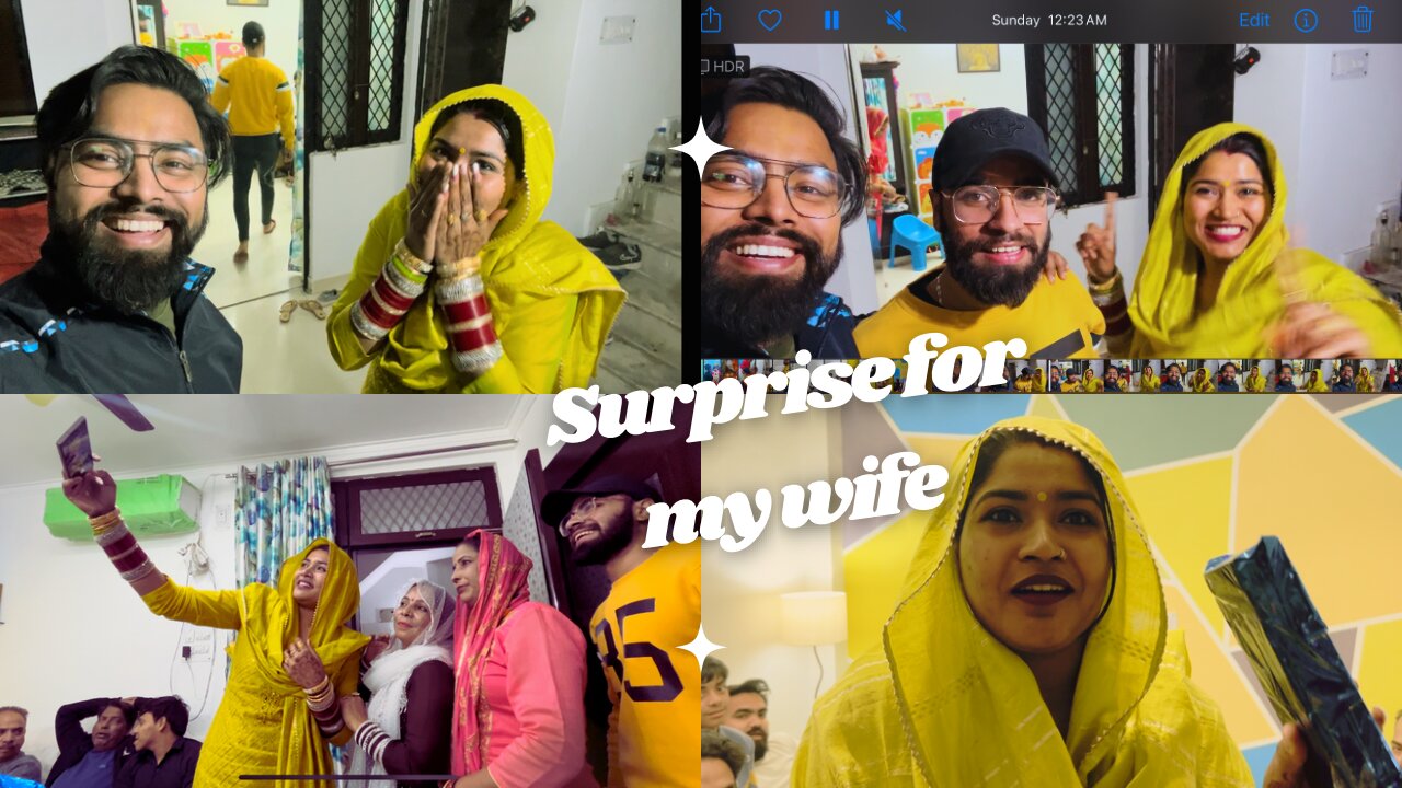 Gift ko dekh ker wife hui. Khushi se pagal family vlog https://youtu.be/nrNMWE0Wvv4