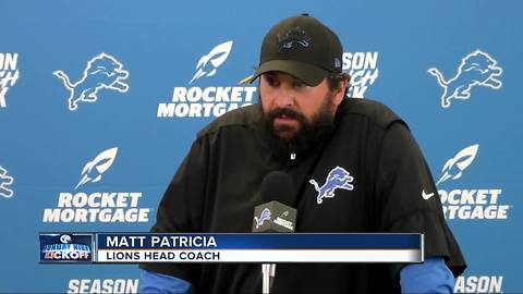 Matt Patricia eager to take first step as Lions head coach