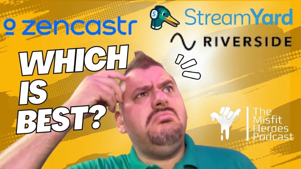 Which video recording platform should you use in 2023? Zencastr vs. Riverside.fm vs. Streamyard