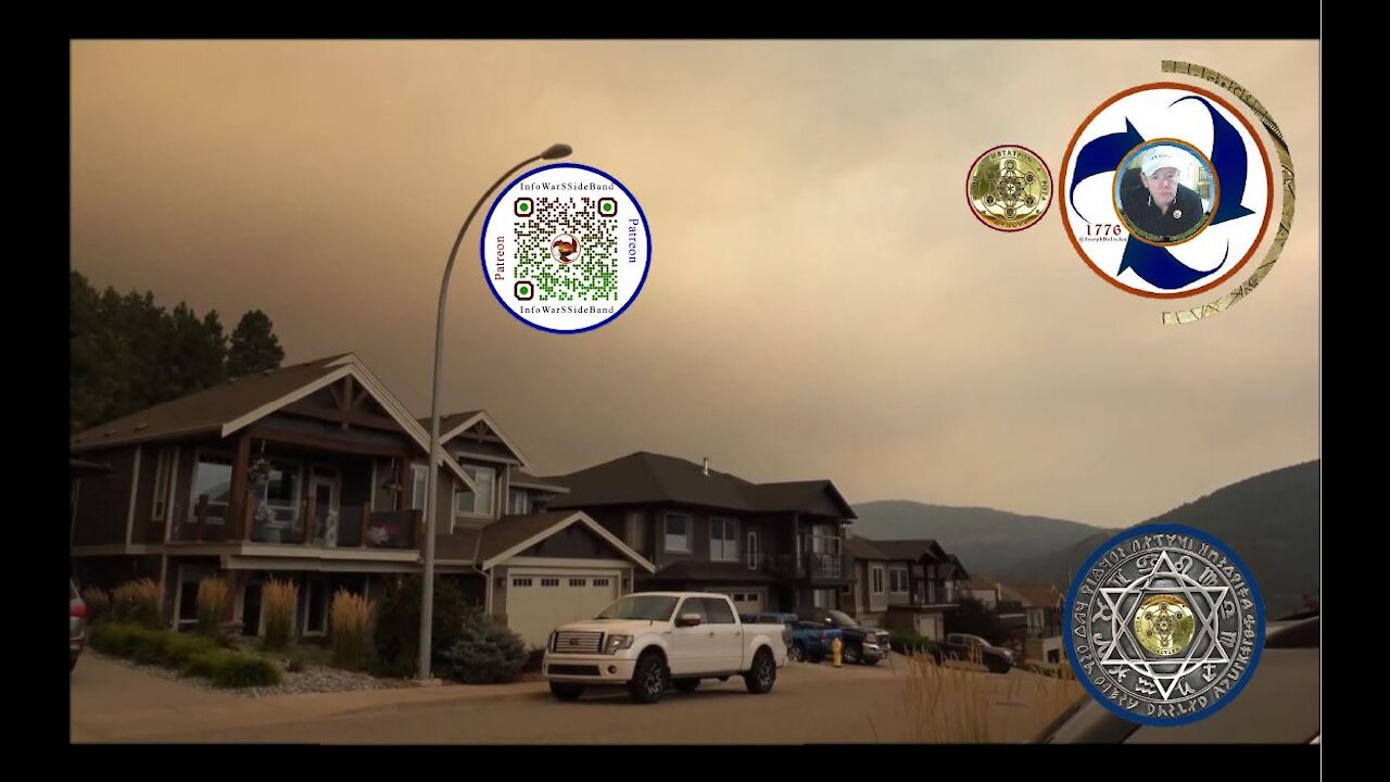 White Rock Lake Fire In Vernon, BC