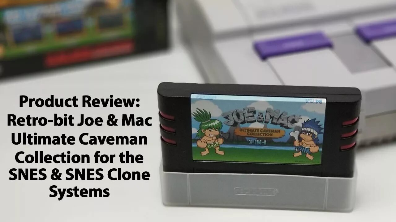 Retro Cartridge Product Review - Retro-bit Joe & Mac Ultimate Caveman Collection 16-bit Multicart