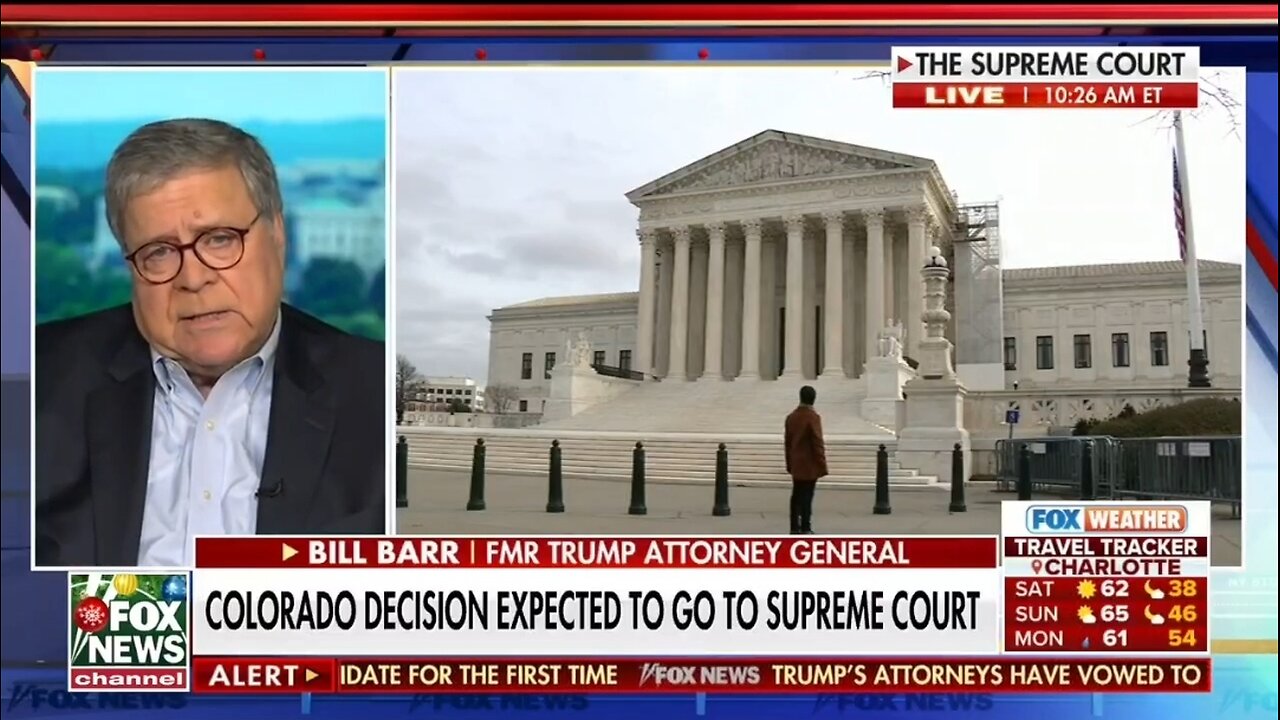 Trump Hater Bill Barr Calls For SCOTUS To Smackdown Colorado Ruling