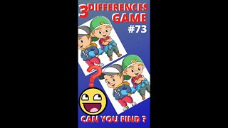 3 DIFFERENCES GAME | #73