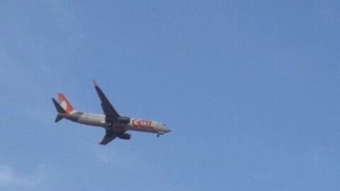 Boeing 737-800 PR-GTH vindo do Rio de Janeiro para Fortaleza