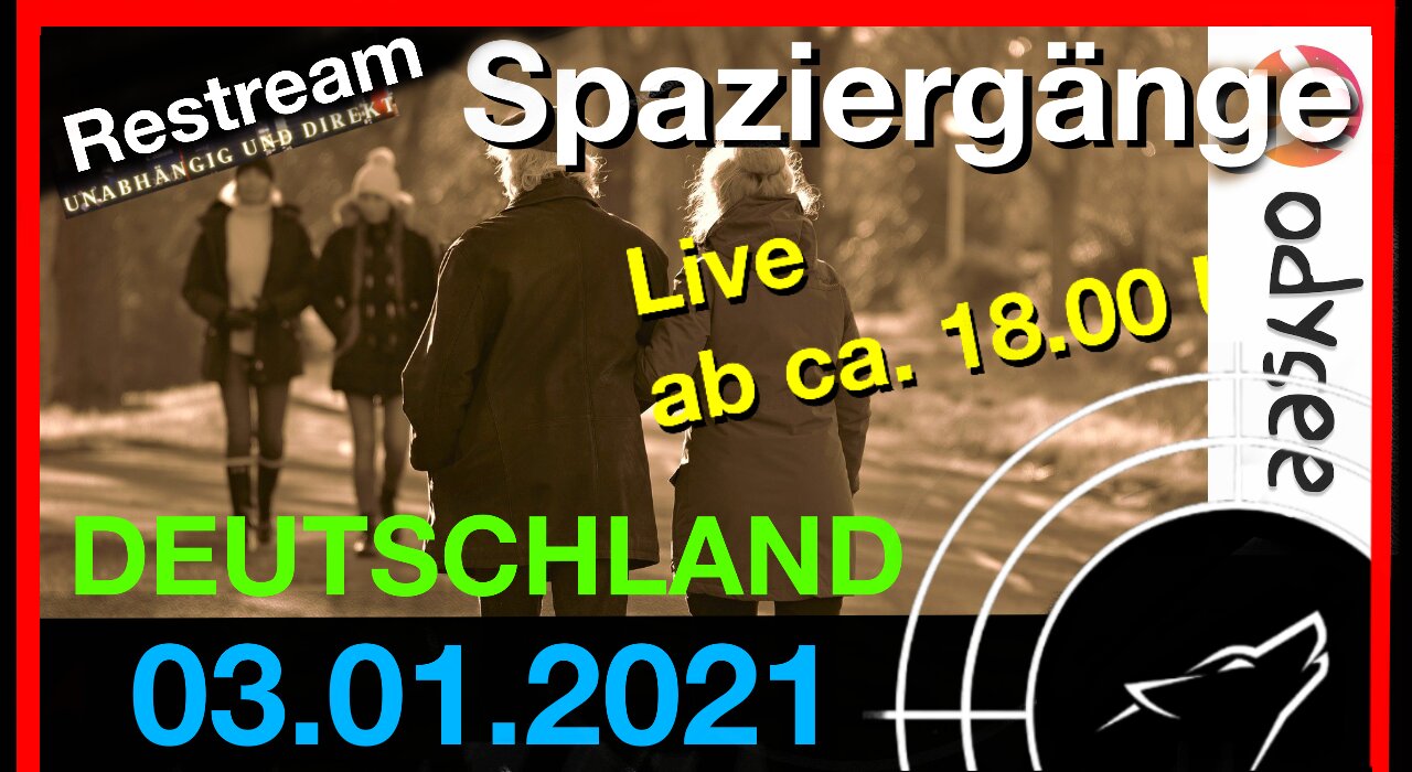 ️️️RESTREAM I Montagsspaziergänge aus Dortmund und weiteren Städten am 03.01.2022