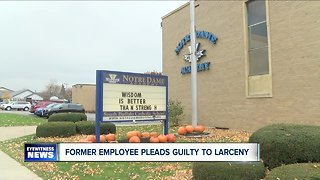 Former employee pleads guilty to larceny