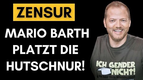 Zensur beginnt! Videos von Mario Barth gesperrt.Begründung lächerlich!@Alexander Raue🙈