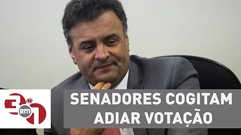 Senadores cogitam adiar votação sobre futuro de Aécio Neves