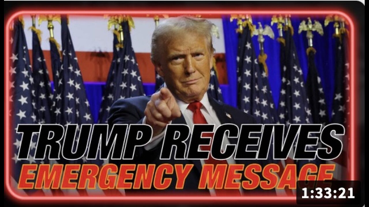 President Trump Receives An Emergency Message From Alex Jones Concerning The Future Of Our Republic