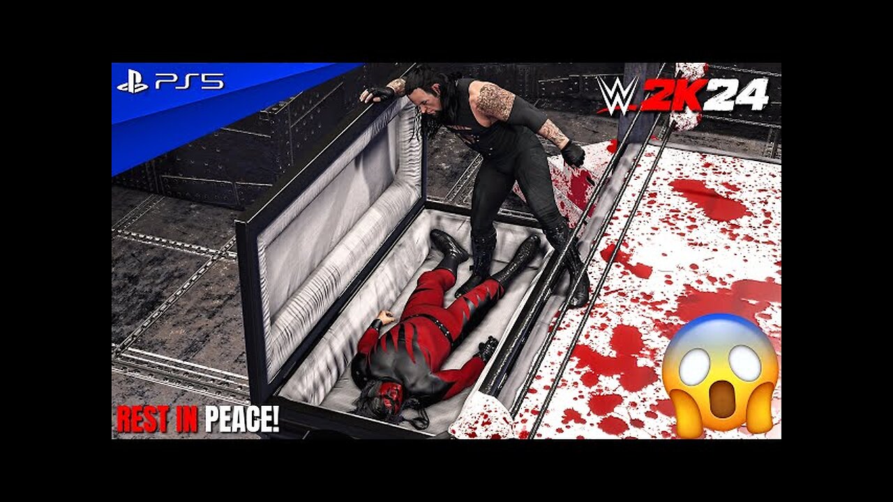 WWE SmackDown 2k24 Kane vs undertaker