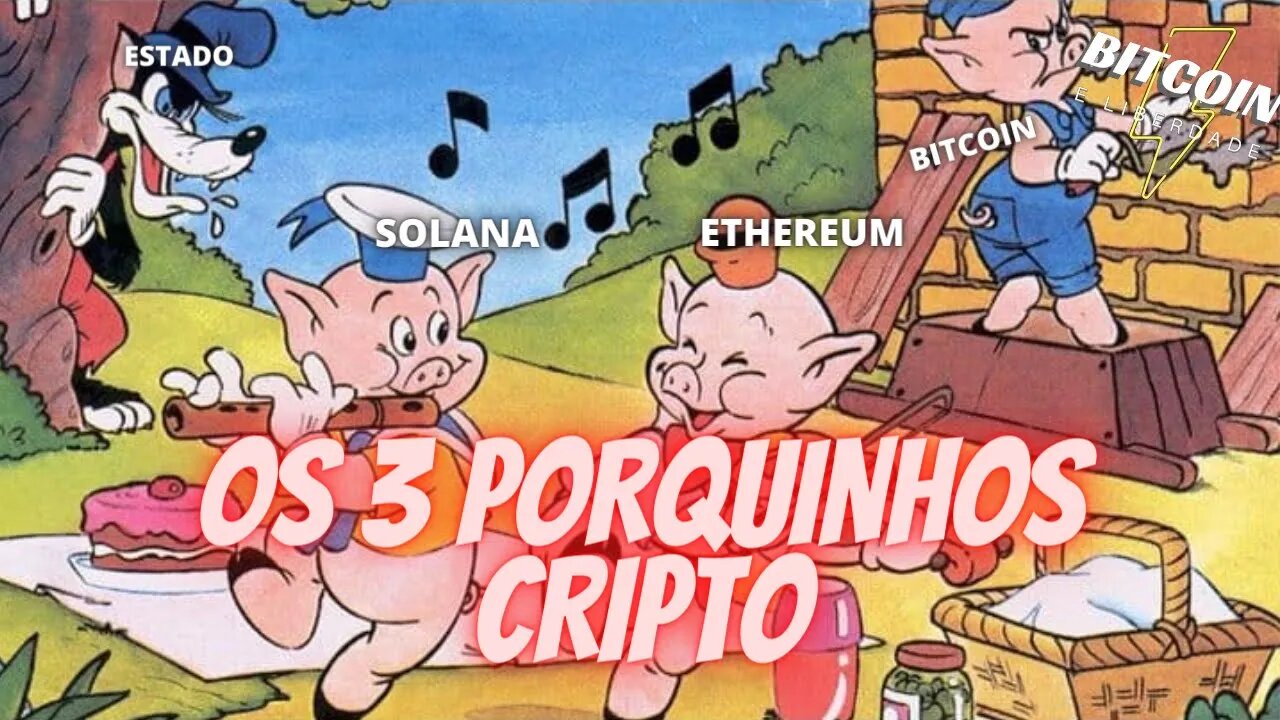 Os 3 porquinhos CRIPTO! #BTC #ETH #SOL