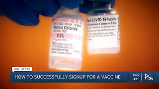 How to successfully signup for a vaccine