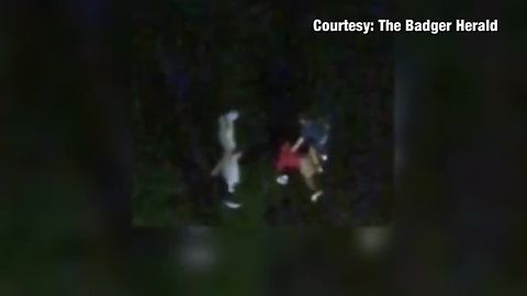 Violent attack at UW-Madison caught on camera