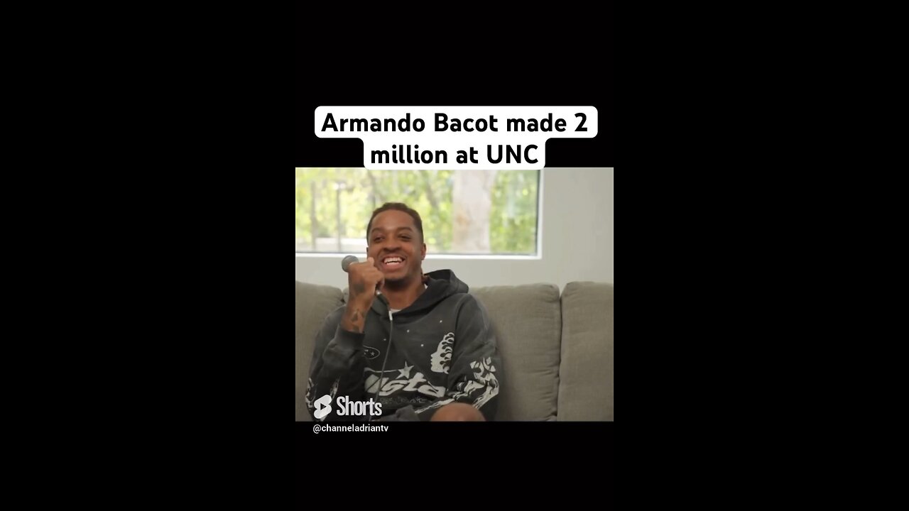 Armando Bacot made 2 million at UNC #shorts #basketballshorts #northcarolina #collegebasketball