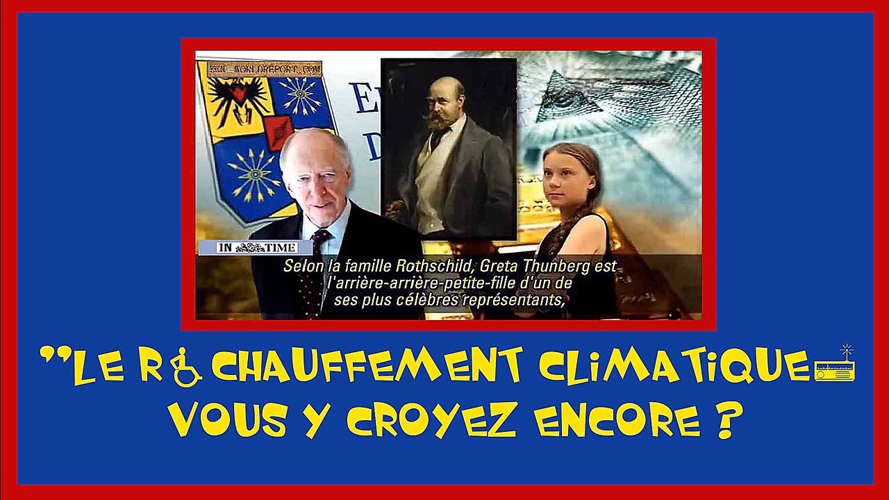 Le prétexte climatique est la meilleure façon de nous contrôler par le "Crédit Carbone". Greta Thunberg-Rothschild en est le parfait archétype !