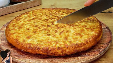 If you have 3 potatoes and 3 eggs, prepare this delicious dish. Cheap and easy