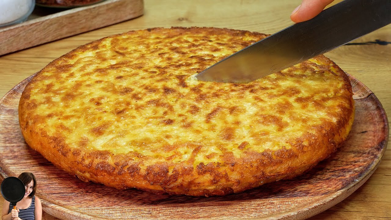 If you have 3 potatoes and 3 eggs, prepare this delicious dish. Cheap and easy
