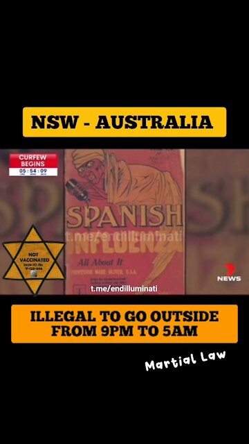 Australia - Ilegal go Outside Between 9PM to 5AM
