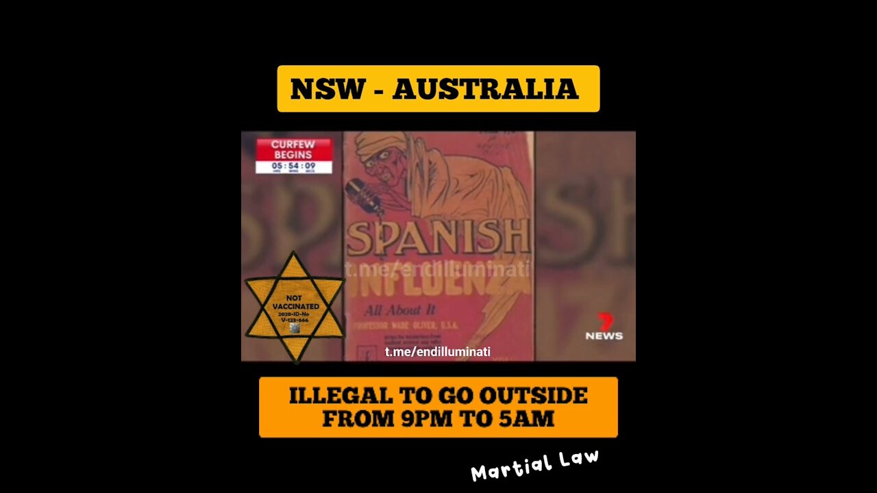 Australia - Ilegal go Outside Between 9PM to 5AM