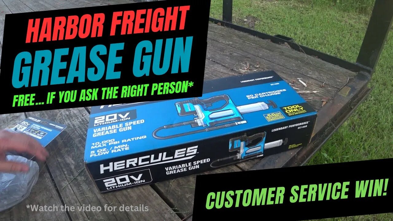 Harbor Freight Hercules Deal: From Confusion to Satisfaction!