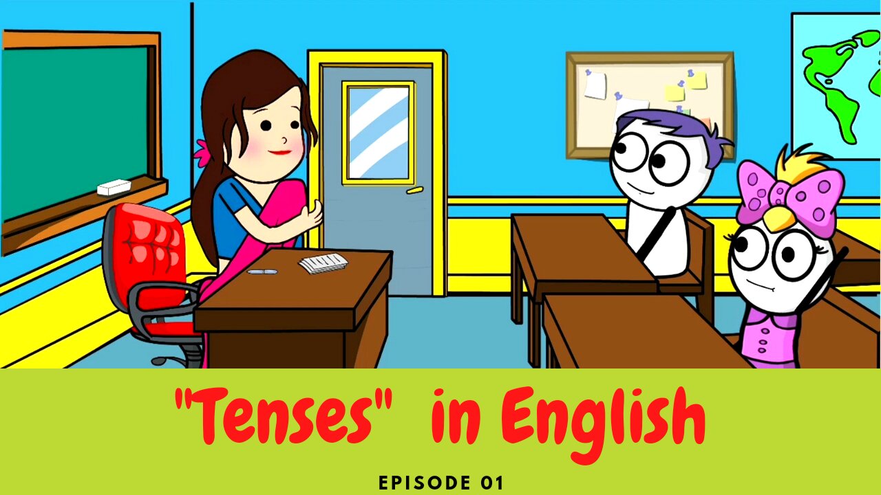 Tenses In English|Funny Cartoon Stories