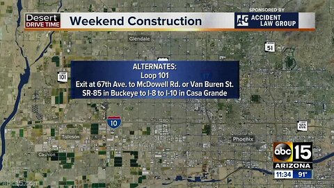 Weekend Traffic Alert (April 26-29)