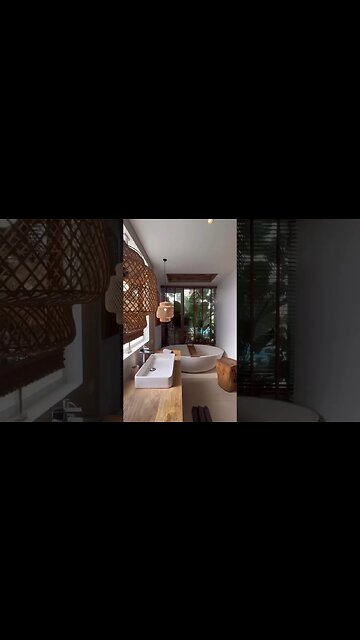 Mediterranean home design with vibrant tropical touches 🌴 #shorts #architecture #bali #tropical