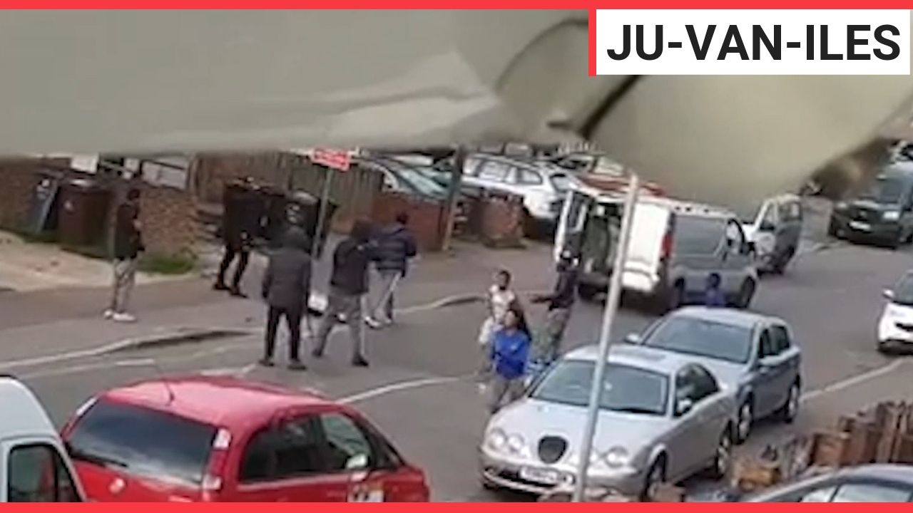 Youths filmed recklessly driving a "stolen" van