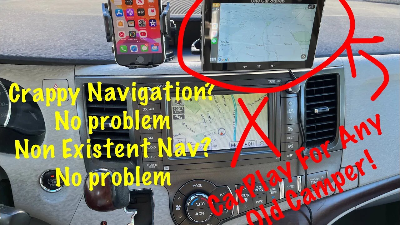 Camper Too Old For A Decent Navigation System? Gear review: CarPlay For Any Old Camper, Google Maps