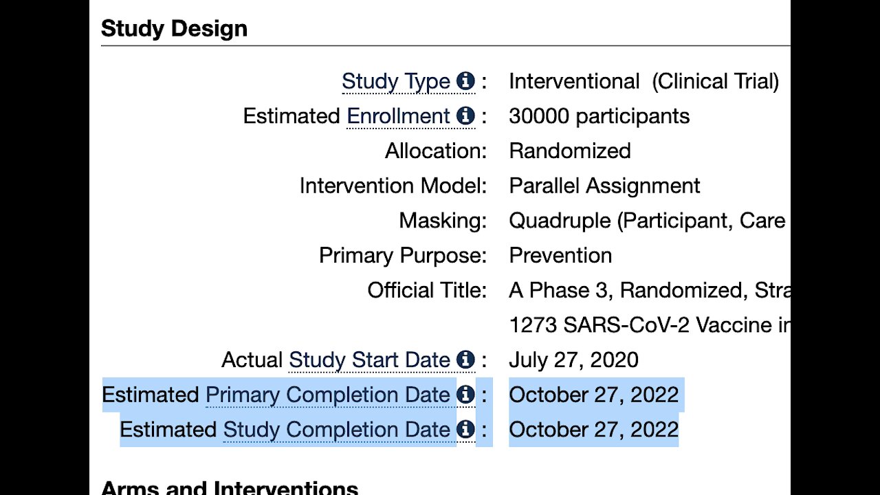 COVID Vaccines PATENTED and testing on humans until October 27, 2022!