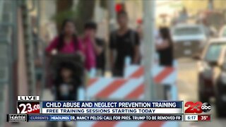 Prevention Services Facilitator discusses child abuse prevention training