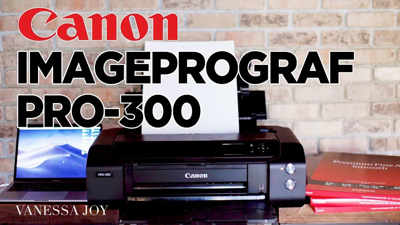 NEW Canon imagePROGRAF PRO-300 Photo Printer OFFICIAL Video