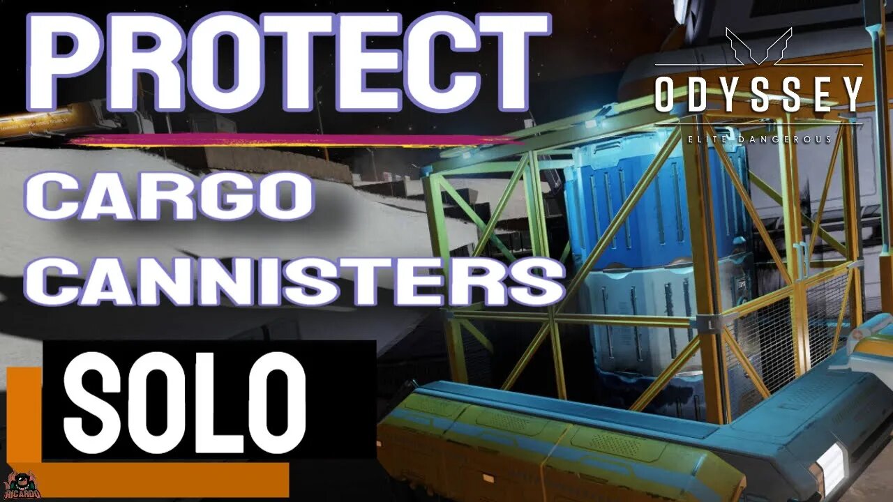 Frantic Protect Cargo Cannisters Mission SOLO - Elite Dangerous Odyssey