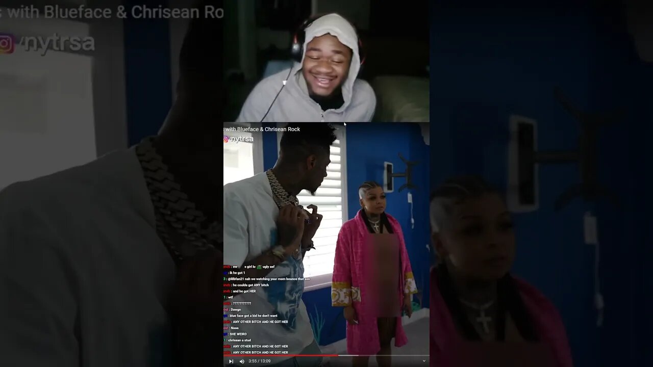 Why Chrisean pulled up like that mid interview?? 😂😂