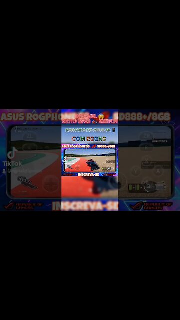 Mais um game tripo A rodando no maravilhoso EggNs emulator Switch Android e o jogo da vez MotoGP23