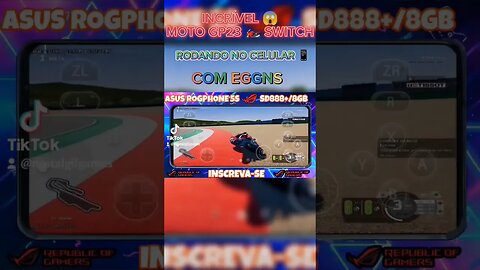 Mais um game tripo A rodando no maravilhoso EggNs emulator Switch Android e o jogo da vez MotoGP23