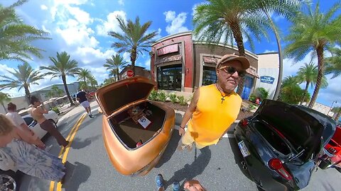 1966 Karmann Ghia - Promenade at Sunset Walk - Kissimmee, Florida #karmannghia #insta360
