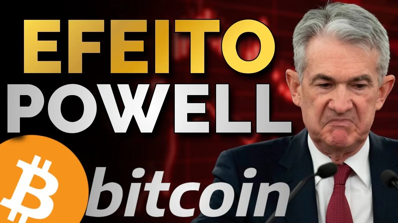 EFEITO POWELL: BITCOIN E MERCADOS CAINDO!