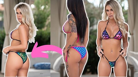 DIY: How to Make a Scrunch Bikini Bottom Micro Bikini