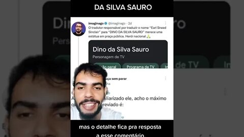 Curiosidade Incrível do Dino da Silva Sauro #shorts