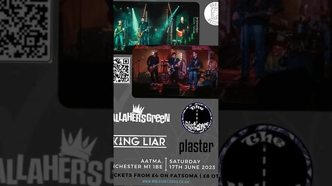 Next gig is this Saturday in Manchester 😎