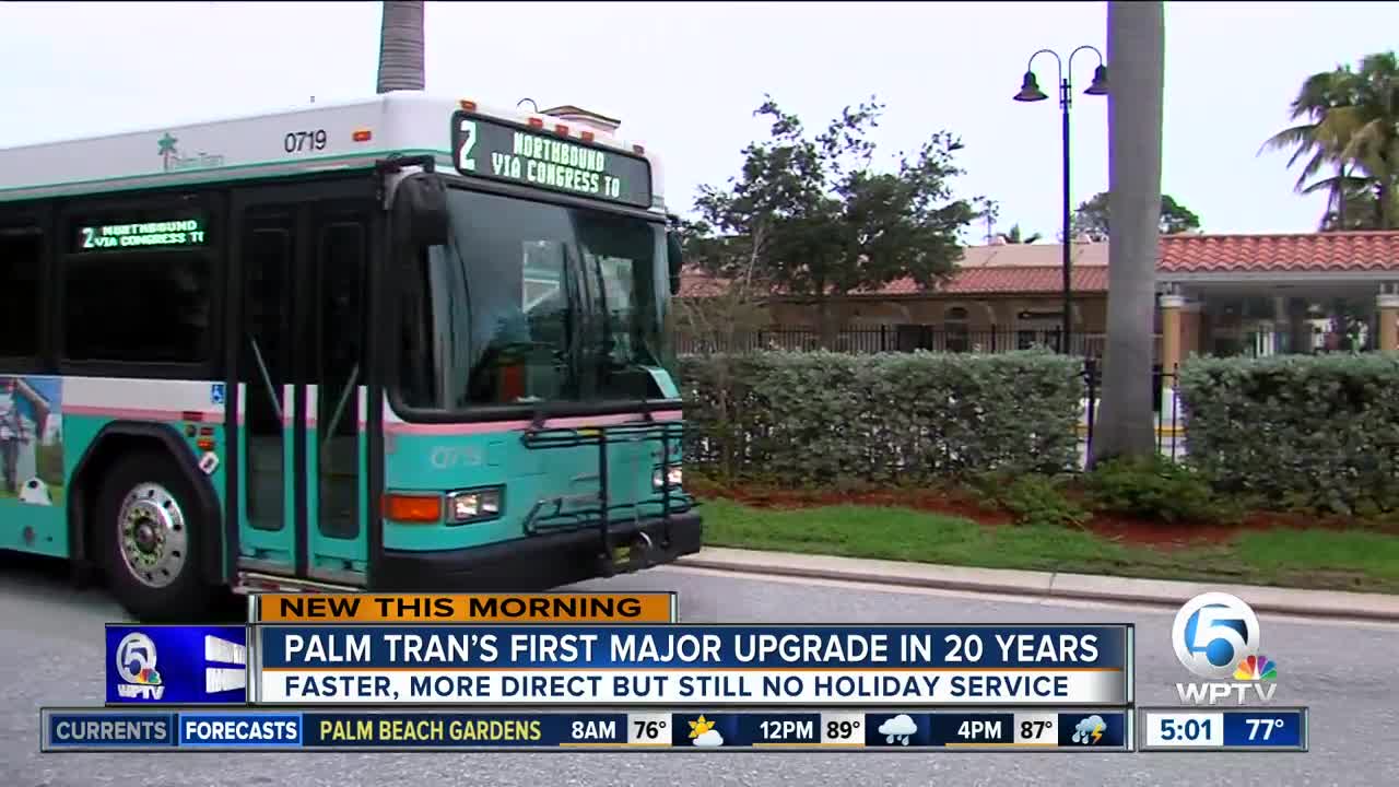 Palm Tran making first major upgrades in 20 years