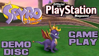 Spyro the Dragon - Official U.S. PlayStation Magazine Demo Disc - PlayStation Gameplay 😎Benjamillion
